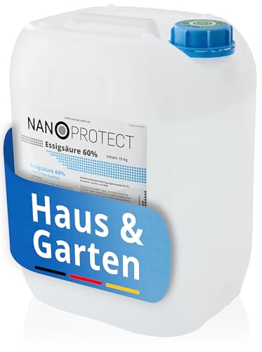 Nanoprotect Essigsäure 60% | 10 kg | Klimaneutral | Ideal als...