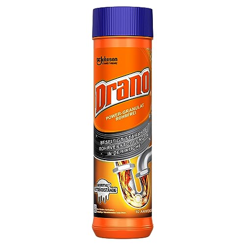 Mr Muscle Drano Power-Granulat Rohrfrei Abflussreiniger, entfernt...