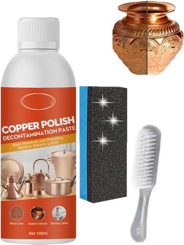 Qklovni Messing Kupfer Reiniger Politur Spray, Kupferreiniger und...