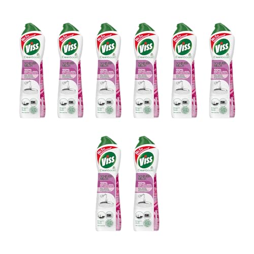 8x Viss Cleanboost Scheuermilch Frühlingsblüten effektives...