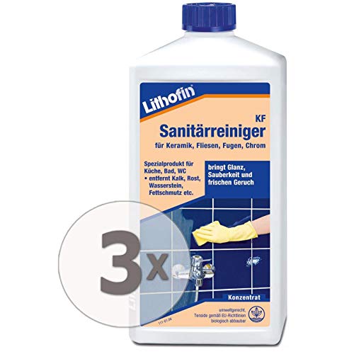 Lithofin KF Sanitärreiniger 3 l - Konzentrat - sehr ergiebig -...