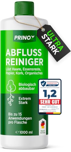 PRINOX® Abflussreiniger 1000ml EXTRA STARK - Profi Rohrreiniger löst...