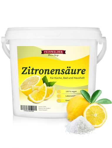 Feinwälder® Premium Zitronensäure Pulver 5 kg in...