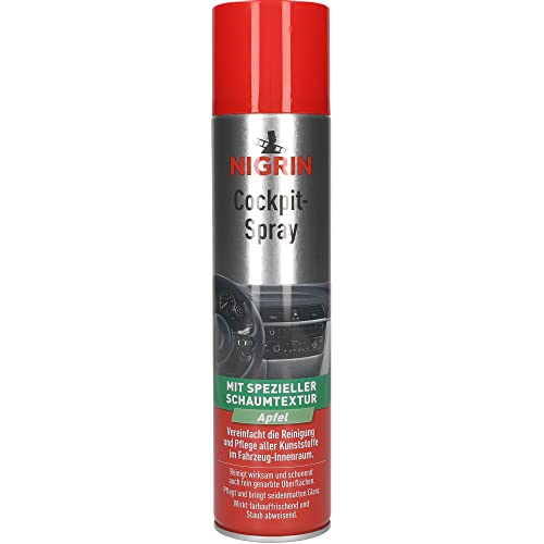 NIGRIN Cockpit-Spray Apfel, reinigt wirksam und schonend auch...