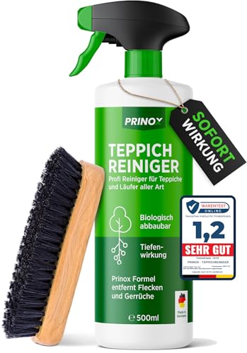 PRINOX® Profi Teppichreiniger 580ml - Teppichboden Reiniger inkl....