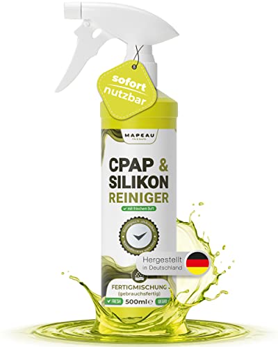 Reinigungsspray für CPAP-Masken 500ml CPAP & Silikon Reiniger für...