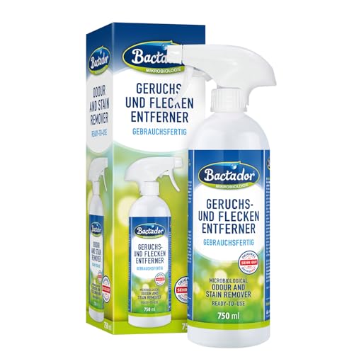 Bactador Enzymreiniger - Geruchsentferner & Fleckenentferner Spray...