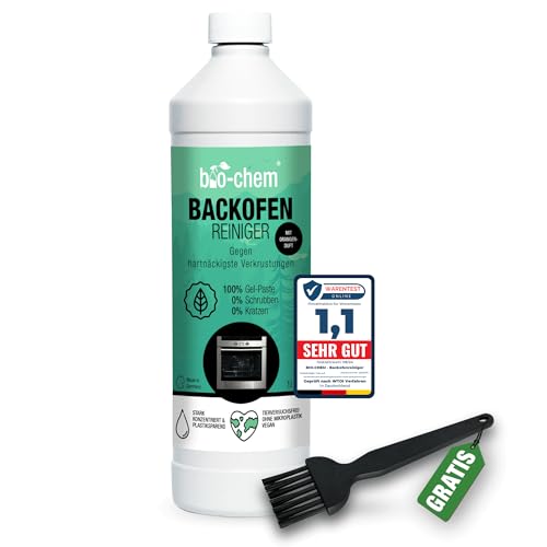 bio-chem Backofenreiniger EXTRA STARK 1000ml Gel Paste inkl. Pinsel I...