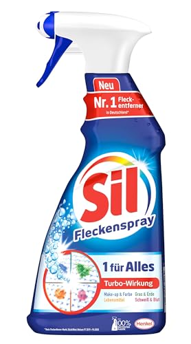 Sil 1 für Alles Fleckenspray, 500 ml, Fleckentferner mit Turbowirkung...