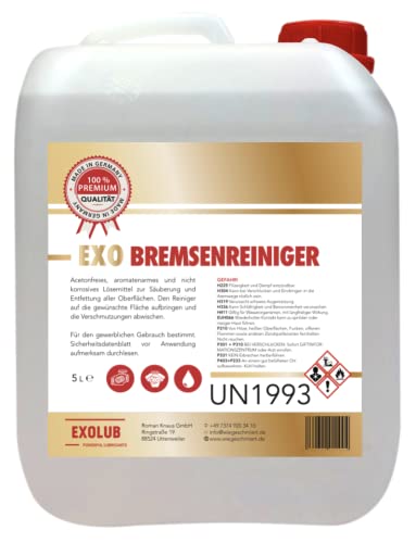 EXOLUB Bremsenreiniger Montagereiniger Entfetter ACETONFREI 5L...