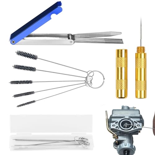 4Stk Vergaser Reinigungsnadel Set, Mehrere Größen Carbon Dirt Jet...