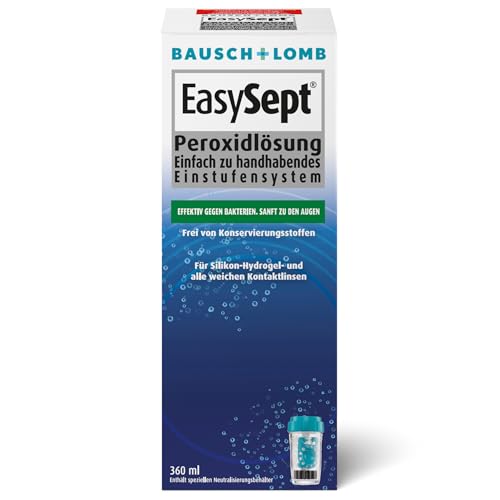 Bausch + Lomb EasySept Peroxidlösung Kontaktlinsenreiniger für...