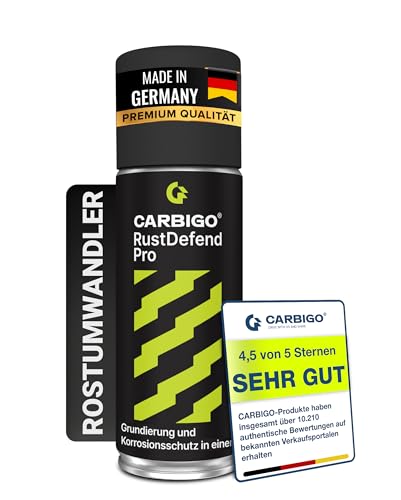 Carbigo RustDefend PRO Rostumwandler Spray 400 ml I Rostumwandler...