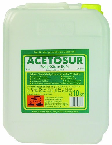 Acetosur Essig-Säure 80% 10l