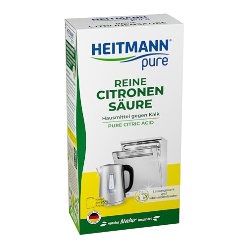 HEITMANN pure Reine Citronensäure | Vielseitiger Bio-Entkalker für...