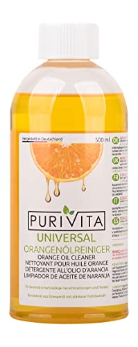 Purivita - Orangenöl-Reiniger Konzentrat 500 ml - Hochergiebiger...