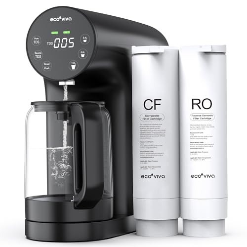 Ecoviva Auftisch Osmoseanlage, Trinkwasser Umkehrosmoseanlage mit...