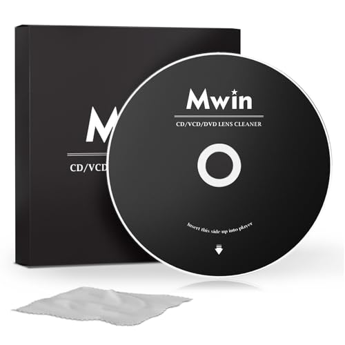 Mwin CD-Reinigungsdisc für CD-Player, Sichere und Effektive...