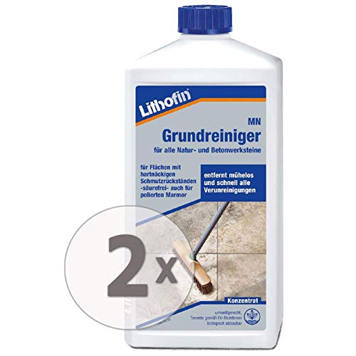 Lithofin MN Grundreiniger 2 l - Zum Grundreinigen gebrauchter Böden -...