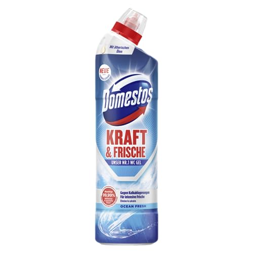 Domestos Kraft & Frische WC Gel Ocean Fresh Reinigungsmittel mit...