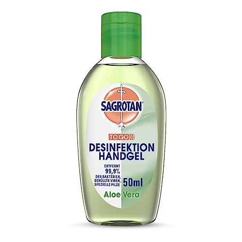 Sagrotan Hand-Desinfektionsgel mit Aloe Vera – Desinfektionsmittel...