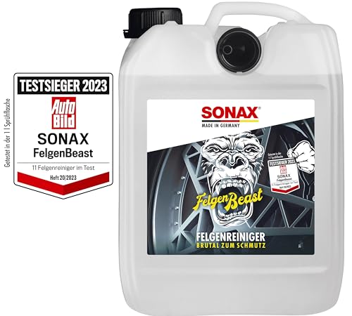 SONAX FelgenBeast (5 Liter) entfernt selbst biestige Verschmutzungen...