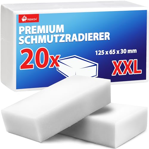 RSW24 20x XXL Schmutzradierer Schwamm | Premium Radierschwamm -...