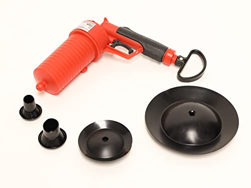 ROTHENBERGER Industrial Pressluft Rohrreiniger inkl. 4 Gummiadapter,...