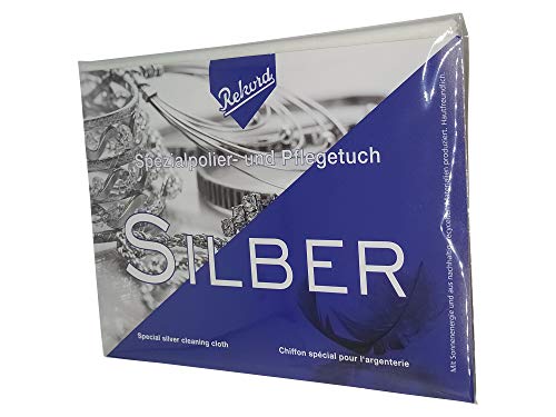 Silberputztuch Für Schmuck 30x24 cm Besteck & Münzen Hochwertiges...