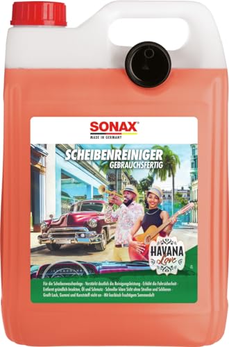 SONAX ScheibenReiniger gebrauchsfertig Havana Love (5 Liter) für die...