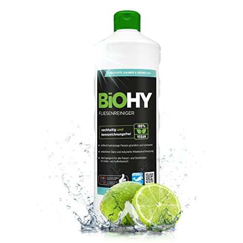 BiOHY Fliesenreiniger (1l Flasche) | Bio Reiniger für Wand- &...