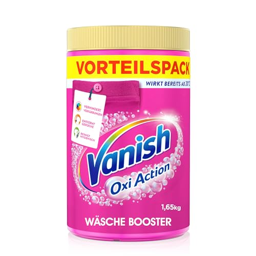 Vanish Oxi Action Pulver Pink – 1 x 1,65 kg – Fleckenentferner und...