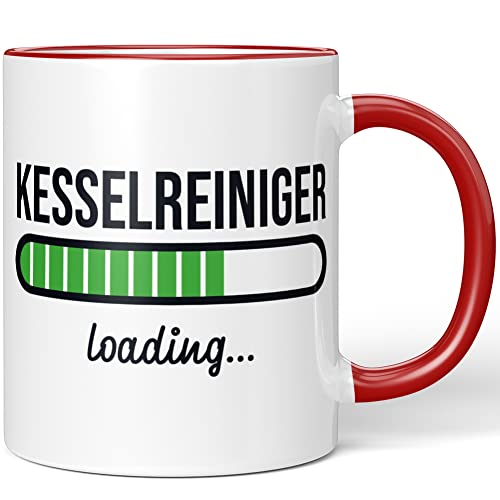 JUNIWORDS Tasse, Kesselreiniger loading, Rot (6202826)