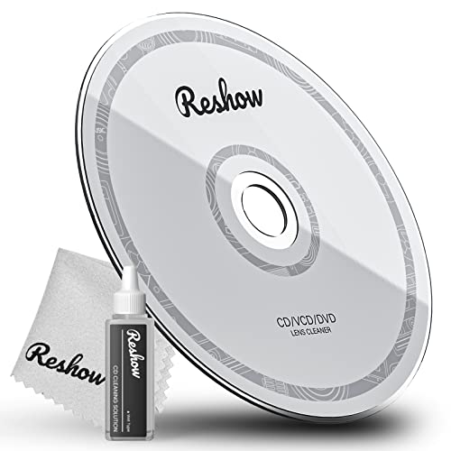 Reshow Laser-Linsen-Disc-Reinigungsset Für CD & DVD-Player, Schonende...