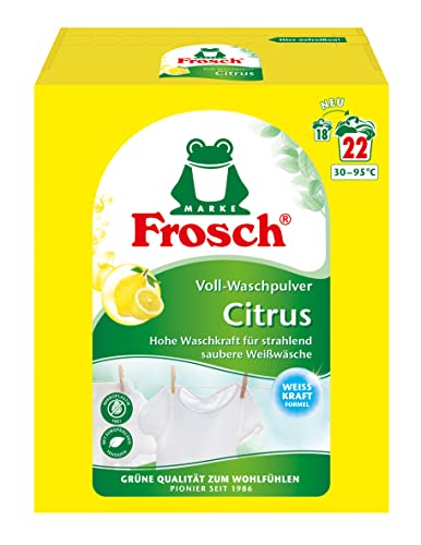 Frosch Citrus Voll-Waschpulver, 1,45 kg