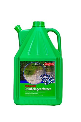 Robbyrob Grünbelagentferner Fertigmix Premium 5 L, Weiß, 18,5 x 13,5...