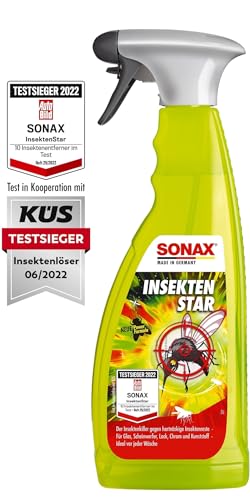 SONAX InsektenStar (750 ml) Insektenentferner löst schnell & schonend...