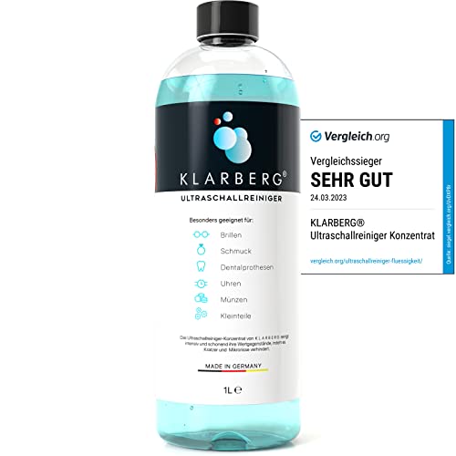 KLARBERG® 1L Ultraschallreiniger Konzentrat I Reinigung von Brillen,...