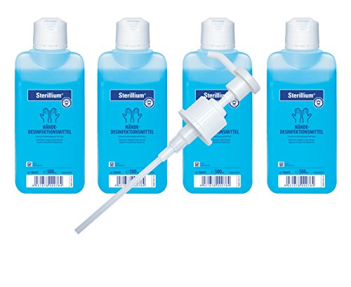 4x 500ml Flasche Sterillium Hygiene Händedesinfektion...