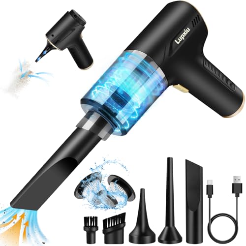 Lupxiu Handstaubsauger, Auto Staubsauger Stark, 2-in-1 Mini...