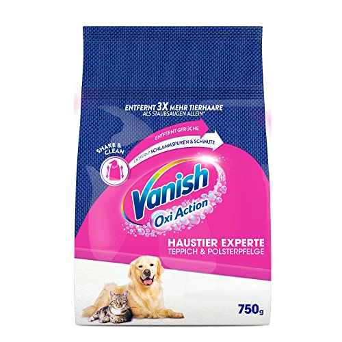 Vanish Haustier-Experte Teppich- und Polsterreiniger – 1 x 750 g –...