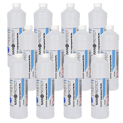 Nanoprotect Isopropanol 99,9% | 12 x 1 Liter Reiniger |...