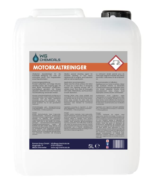 WG CHEMICALS Motorkaltreiniger | Motorwäsche | alkalischer...