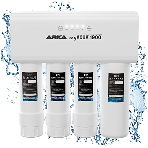 ARKA myAQUA® 1900 Umkehrosmoseanlage für 1900L/Tag. Wasserfilter und...