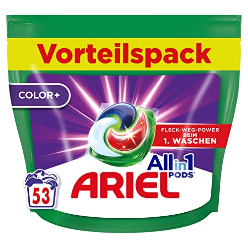 Ariel Allin1 PODS, Flüssigwaschmittel-Kapseln Color+ 53...