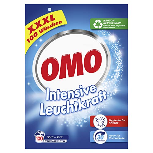 Omo Waschmittel XXXL Vollwaschmittel für intensive Leuchtkraft und...