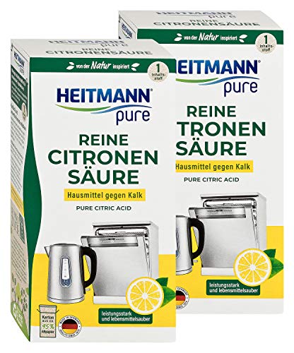 HEITMANN pure Reine Citronensäure: Ökologischer Bio-Entkalker -...