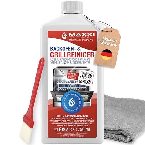 MAXXI CLEAN | Backofen & Grillreiniger - das Original | 1x 750 ml Gel,...