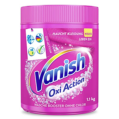 Vanish Oxi Action Pulver Pink – Fleckentferner Pulver ohne Chlor –...