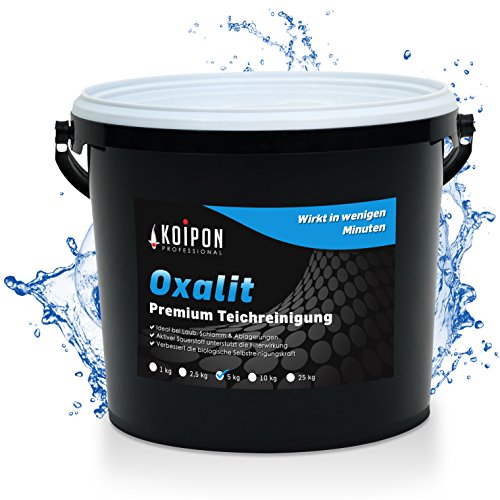 KOIPON Oxalit 5 kg Teichschlammentferner zur Teich Reinigung von Laub,...
